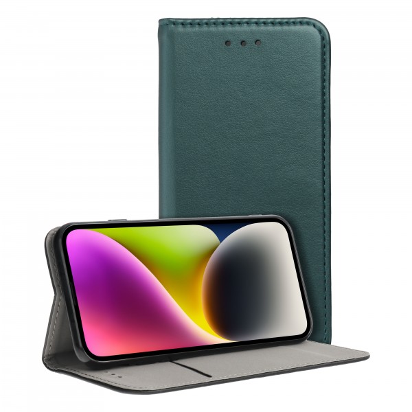 Husa Flip Book Premium Inchidere Magnetica VERDE INCHIS. Samsung M30s