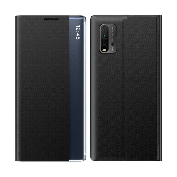 Husa Flip Stand Smart Edge Function BLACK. Xiaomi Redmi 9T
