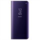 Husa Flip Stand Clear Mirror View PURPLE. Samsung J6 Plus 2018