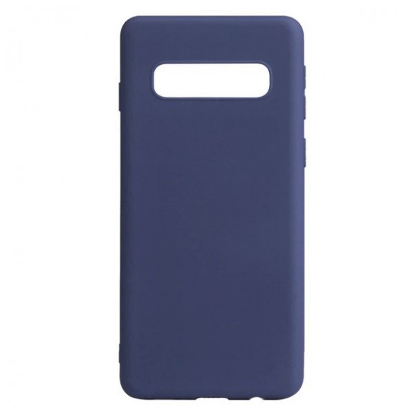 Husa de Silicon Ultra Thin Soft TPU Culoare Mata. BLUE NAVY Samsung S10 5G