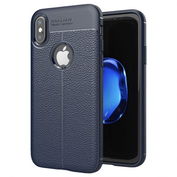 Husa de Silicon Ultra Thin Experience Culoare Mata. BLUE NAVY iPhone XS Max