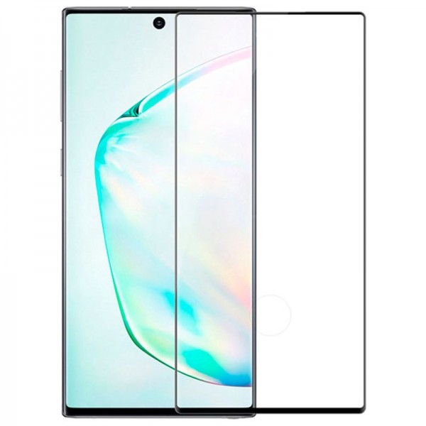 Folie de Sticla Tempered Glass Full Glue 9H Acoperire Completa. NEGRU Samsung Galaxy Note 10 Lite