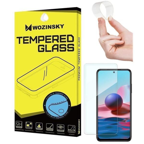 Folie Sticla Flexi Nano Glass, Full Glue Acoperire Completa HD-CLEAR. Xiaomi Redmi Note 10 5G