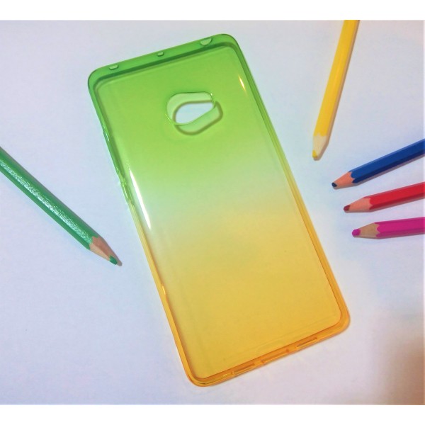Husa de Silicon Slim TPU Gradient Color. VERDE-GALBEN Xiaomi Mi Note 2