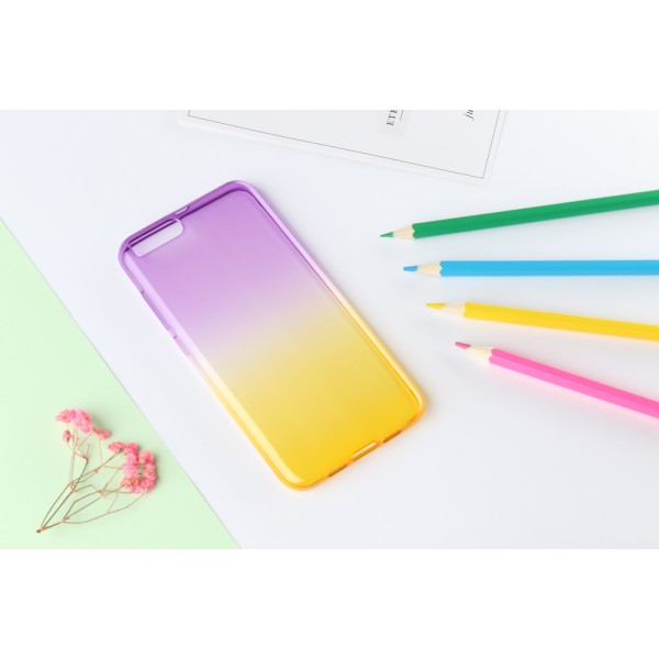 Husa de Silicon Slim TPU Gradient Color. MOV-GALBEN Xiaomi Mi6