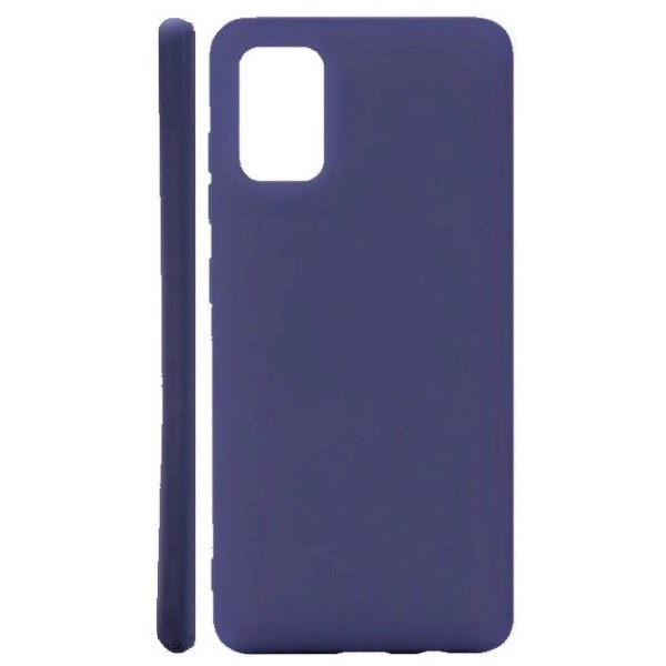 Husa de Silicon Ultra Thin Soft TPU Culoare Mata. BLUE NAVY Samsung A03s