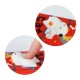 Husa Anti-Stres Red Jelly, SQUISHY 3D White Cat. Xiaomi Redmi 4a