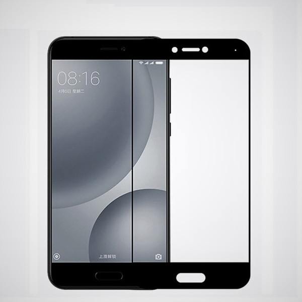 Folie de Sticla Tempered Glass Full Cover Acoperire Completa. NEGRU Xiaomi Mi5c